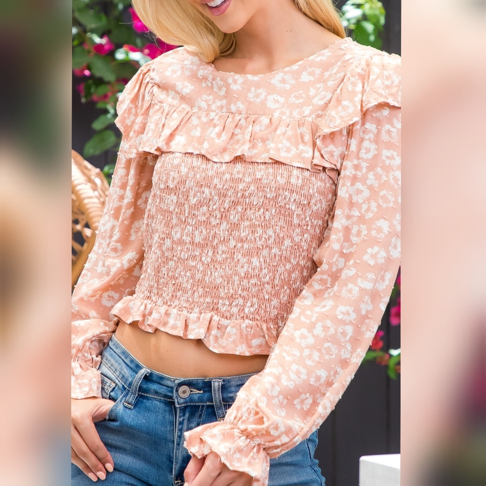 Cropped Leopard Print Blouse - Picture 5 of 6